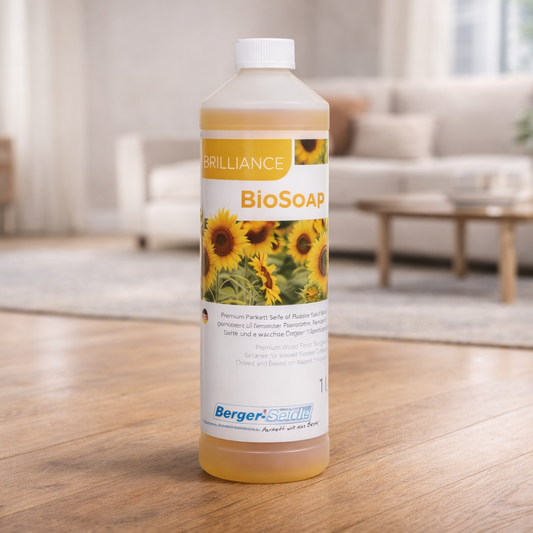 Holzbodenseife Brilliance BioSoap für geölte Parkettböden 1L
